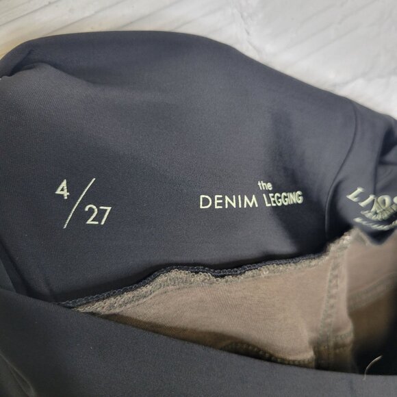 Liverpool Maternity Women's Size 4 Jeans The Denim Legging Pull On Green - Picture 4 of 4